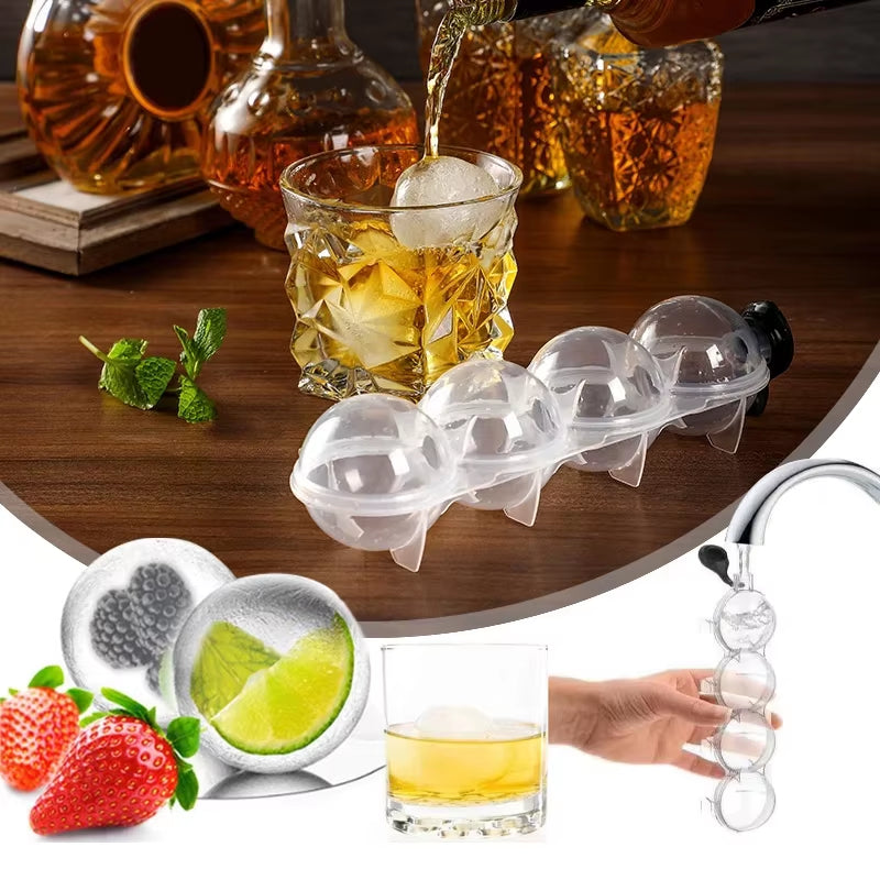 Whiskey Circular Ice Cube Mold Cooler Whisky Cocktail Wine Drink Bar Wine Cooler Reusable Ice Cube Maker Bar Party Tools