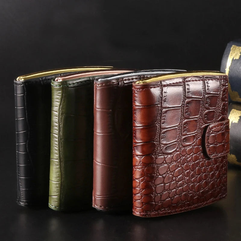 Gizmo - Luxury Leather Cigarette Case for 10 Cigarettes