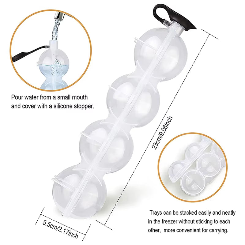 Whiskey Circular Ice Cube Mold Cooler Whisky Cocktail Wine Drink Bar Wine Cooler Reusable Ice Cube Maker Bar Party Tools