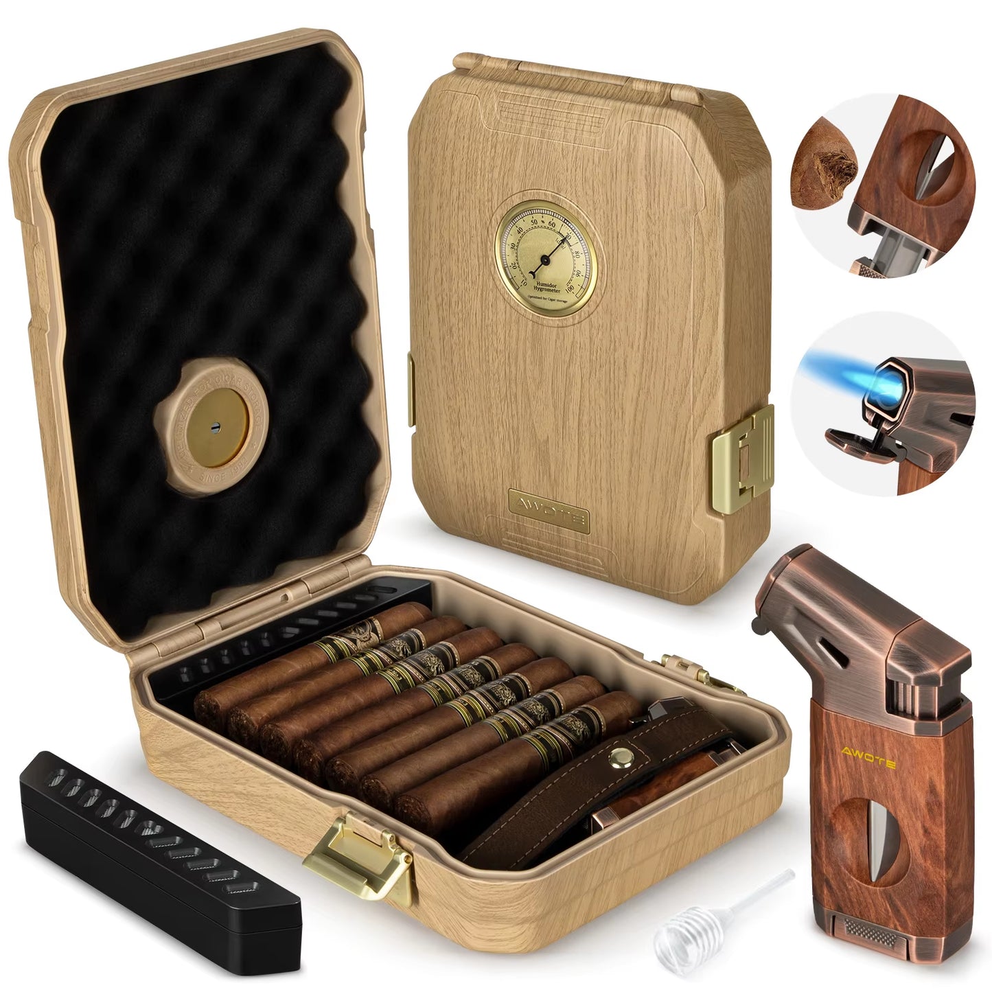 Gizmo - Cigar Humidor with Lighter