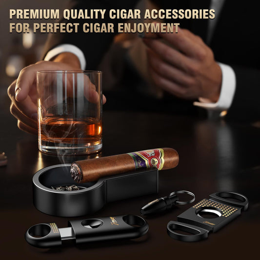 Gizmo - Cigar Ashtray with Cigar Cutter