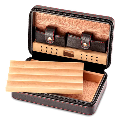 Gizmo - Charuto Cedar Wood Cigar Humidor Box for 4 pcs