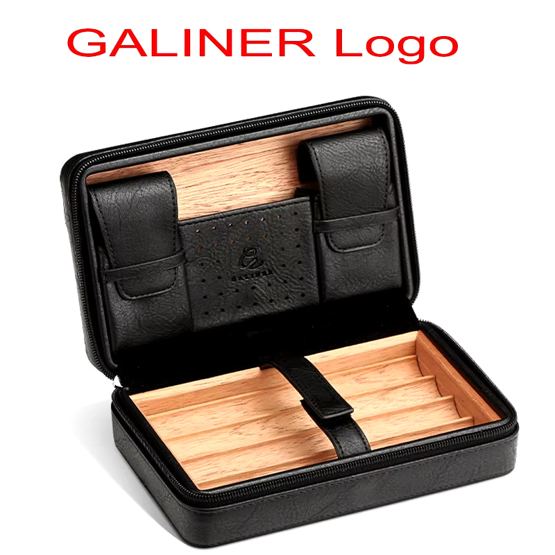 Gizmo - Charuto Cedar Wood Cigar Humidor Box for 4 pcs