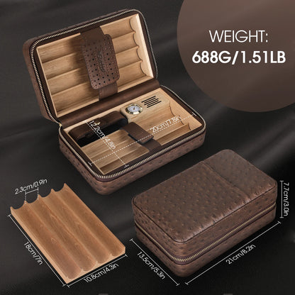 Gizmo - Cigar Humidor Box & Lighter