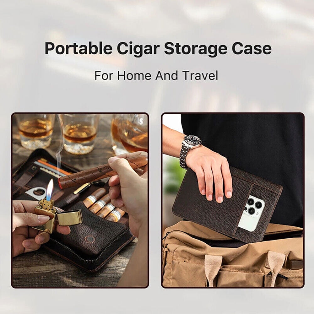 Gizmo - Genuine Leather Cigar Case