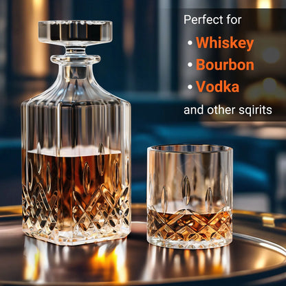 Gizmo - Whiskey Decanter Set with Glasses and Whiskey Stones