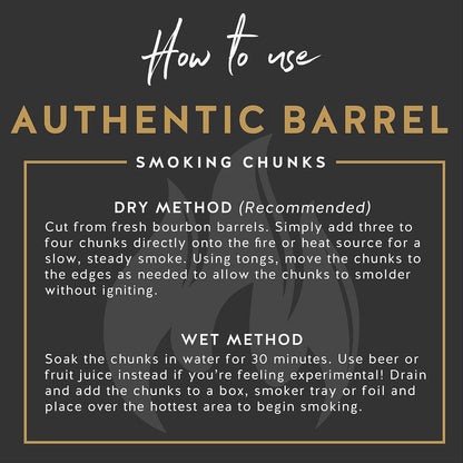 Gizmo - Authentic Barrel BBQ Smoking Wood