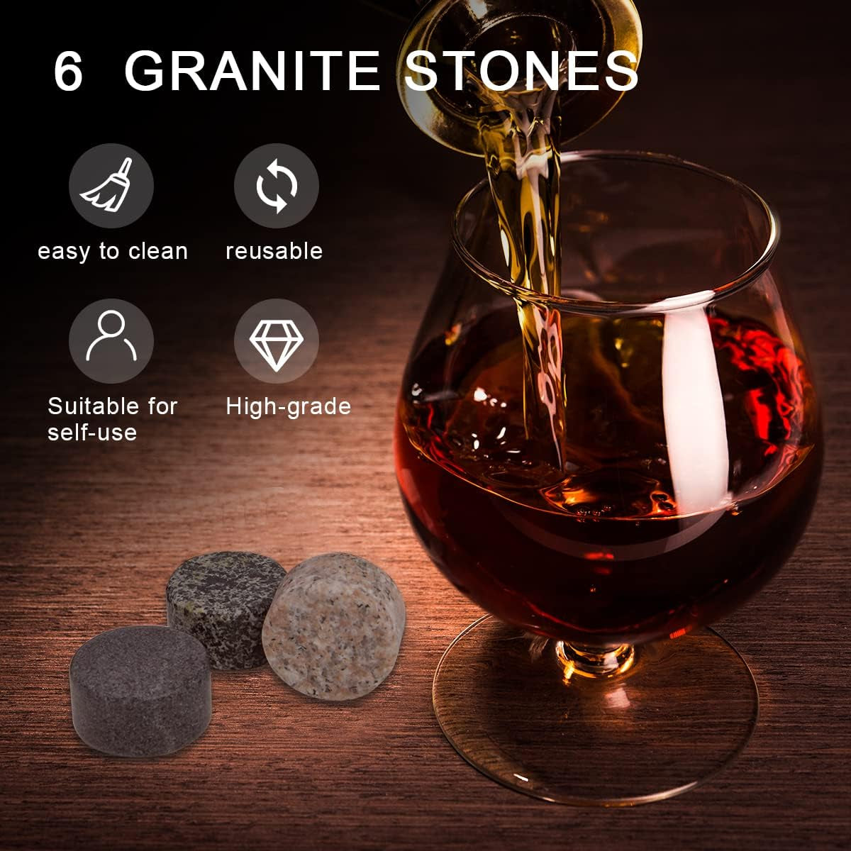 Gizmo - Whiskey Stones (6pcs)