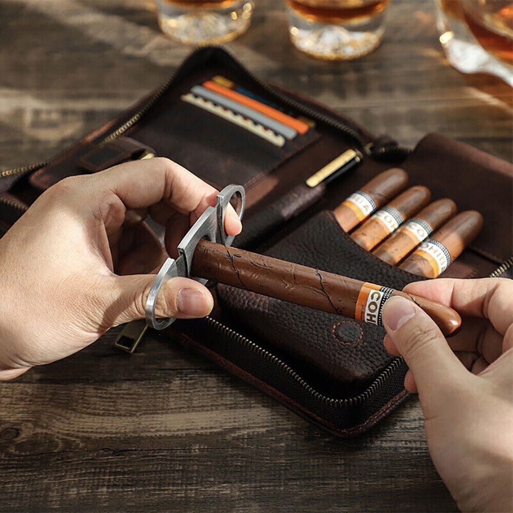 Gizmo - Genuine Leather Cigar Case