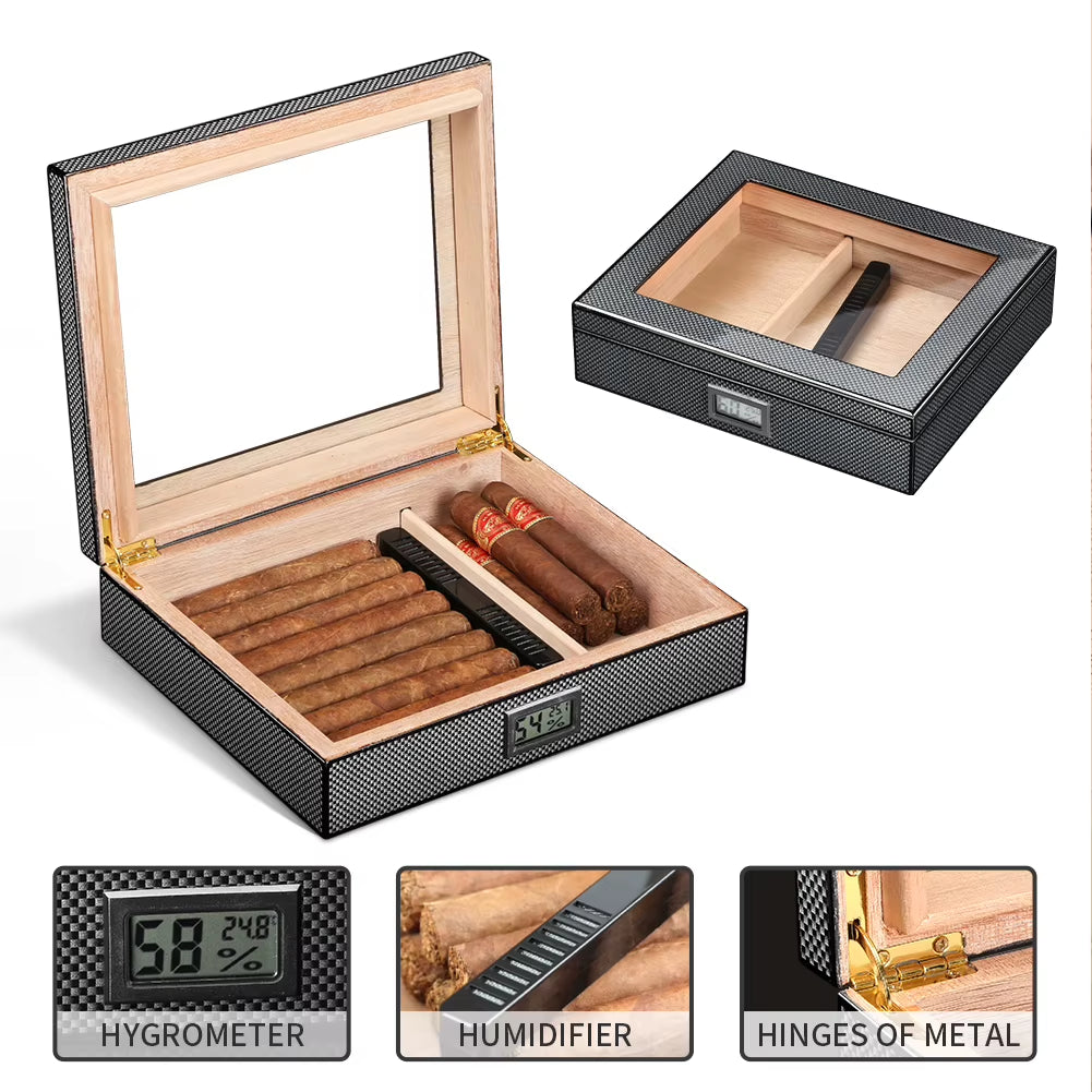 Gizmo - Cedar Wood Cigar Humidor Box