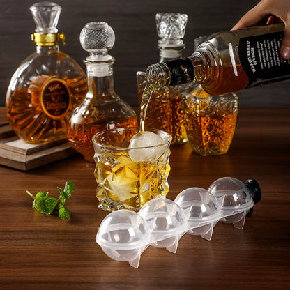 Whiskey Circular Ice Cube Mold Cooler Whisky Cocktail Wine Drink Bar Wine Cooler Reusable Ice Cube Maker Bar Party Tools
