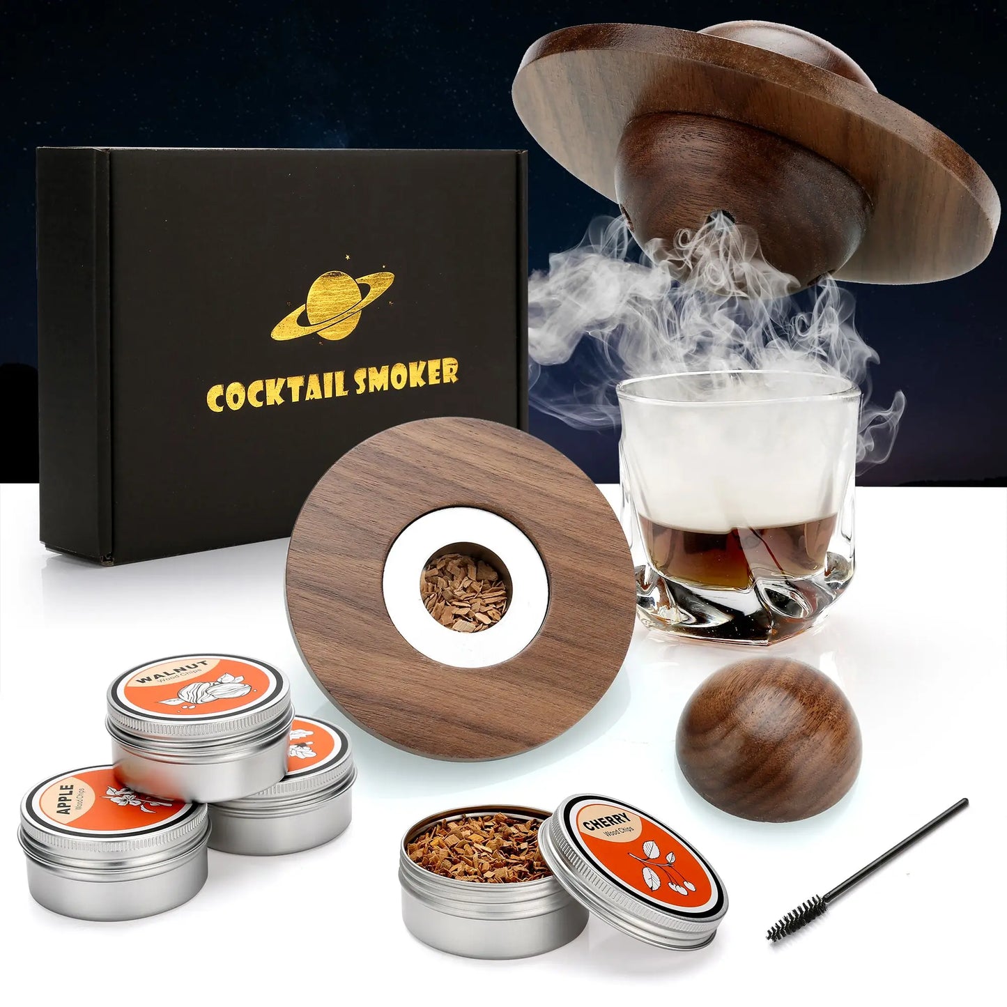 Gizmo - Cocktail Smoker Kit with 4 Wood Chips