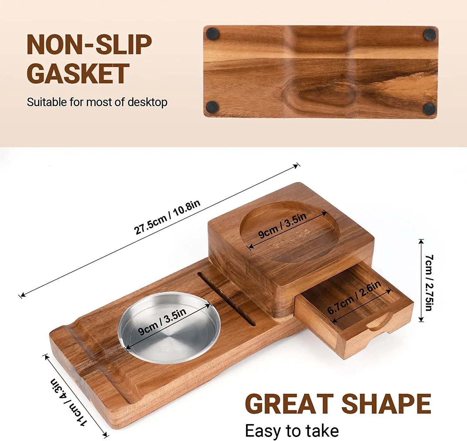 Gizmo - Wooden Cigar Ashtray