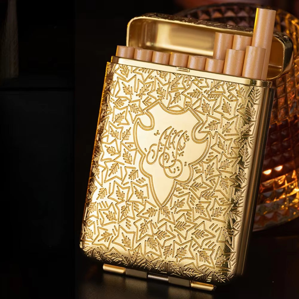 Gizmo - New Luxury Vintage Engraved Cigarette Case