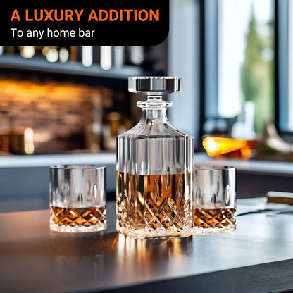 Gizmo - Whiskey Decanter Set with Glasses and Whiskey Stones