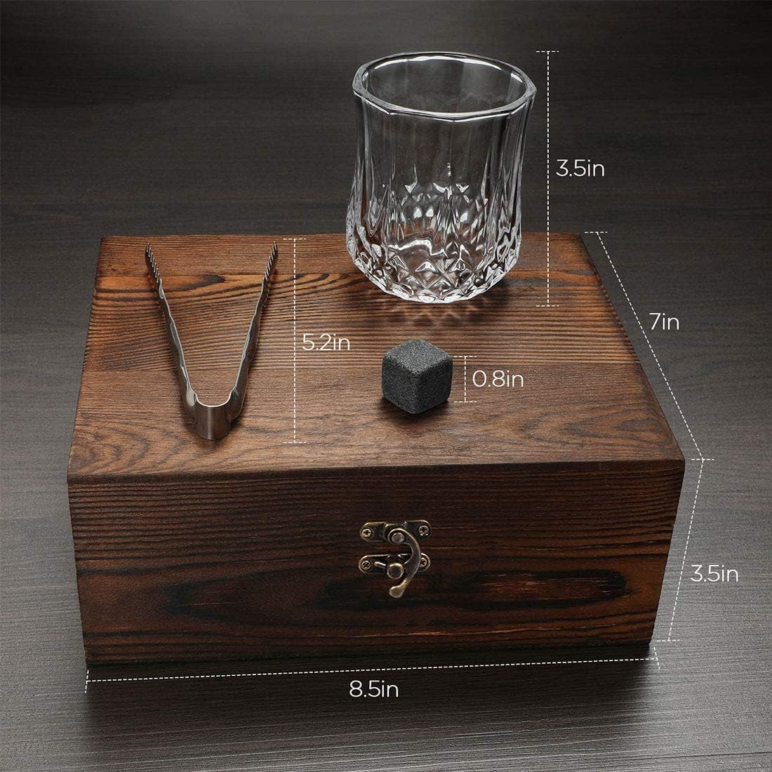 Gizmo - Whiskey Stones & Whiskey Glass (2 pcs)