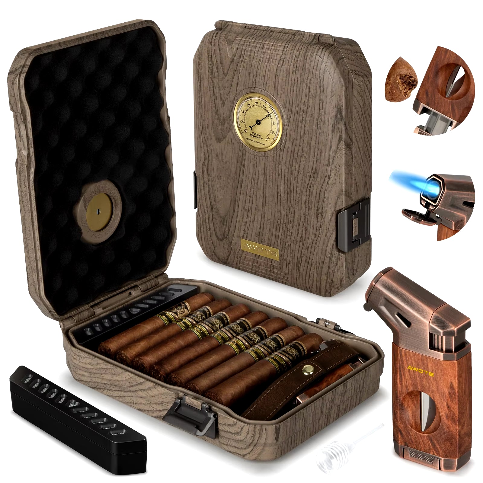 Gizmo - Cigar Humidor with Lighter