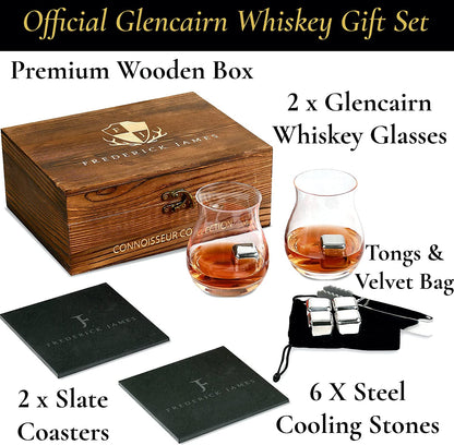 Gizmo - Whiskey Glasses; Set of 2 - with Glencairn Whiskey Glass