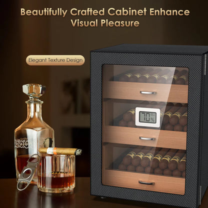 Gizmo - Cigar Humidor & Storage for 100-150 Cigars