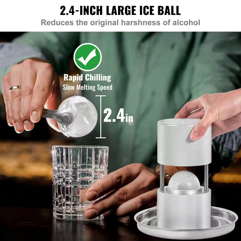 Gizmo - 2.4" Ice Ball Maker Kit (Aircraft Aluminum)